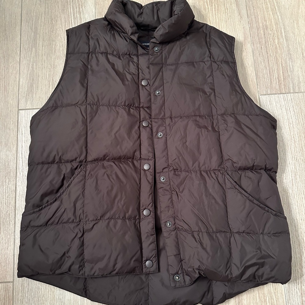 Women’s chocolate brown size large LANDS END